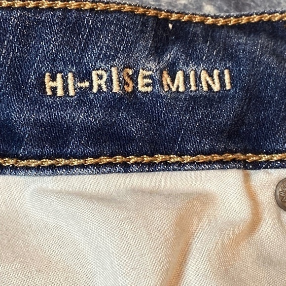 American Eagle Women's‎ Next Level Stretch Denim Skirt|Hi-Rise Mini|Size 8 - Picture 7 of 9